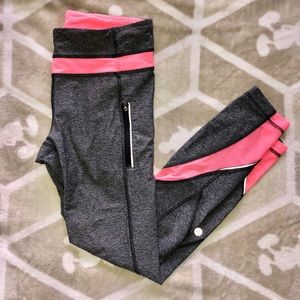 Lululemon Inspire Tight 2 with Mesh Coral Detail